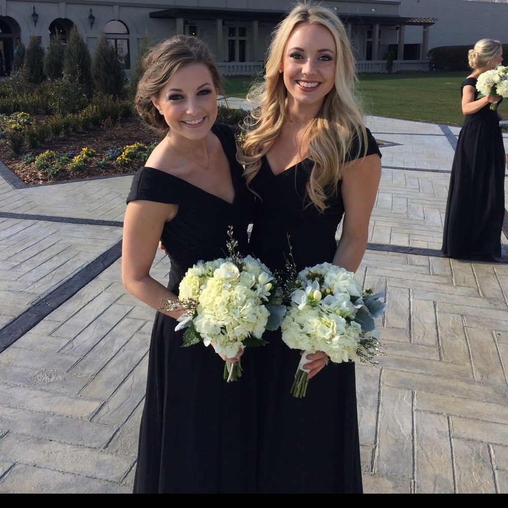 Black Bridesmaid / Wedding Guest Dress